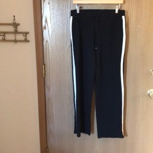 Woman’s Black & White Jogging Pants